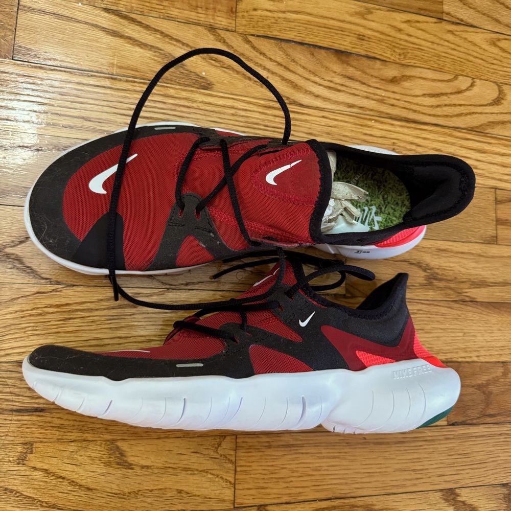 NIKE FREE Run 5.0 Crimson / red new never worn, SAME DAY SHIP men 8